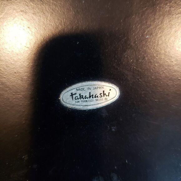 RARE Vintage 1970's Takahashi of Japan Orange Mushroom Drink Rolling Tray 5x7 - Picture 4 of 7